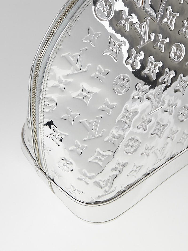 Louis Vuitton Alma Monogram Miroir XL Silver in PVC with Silver