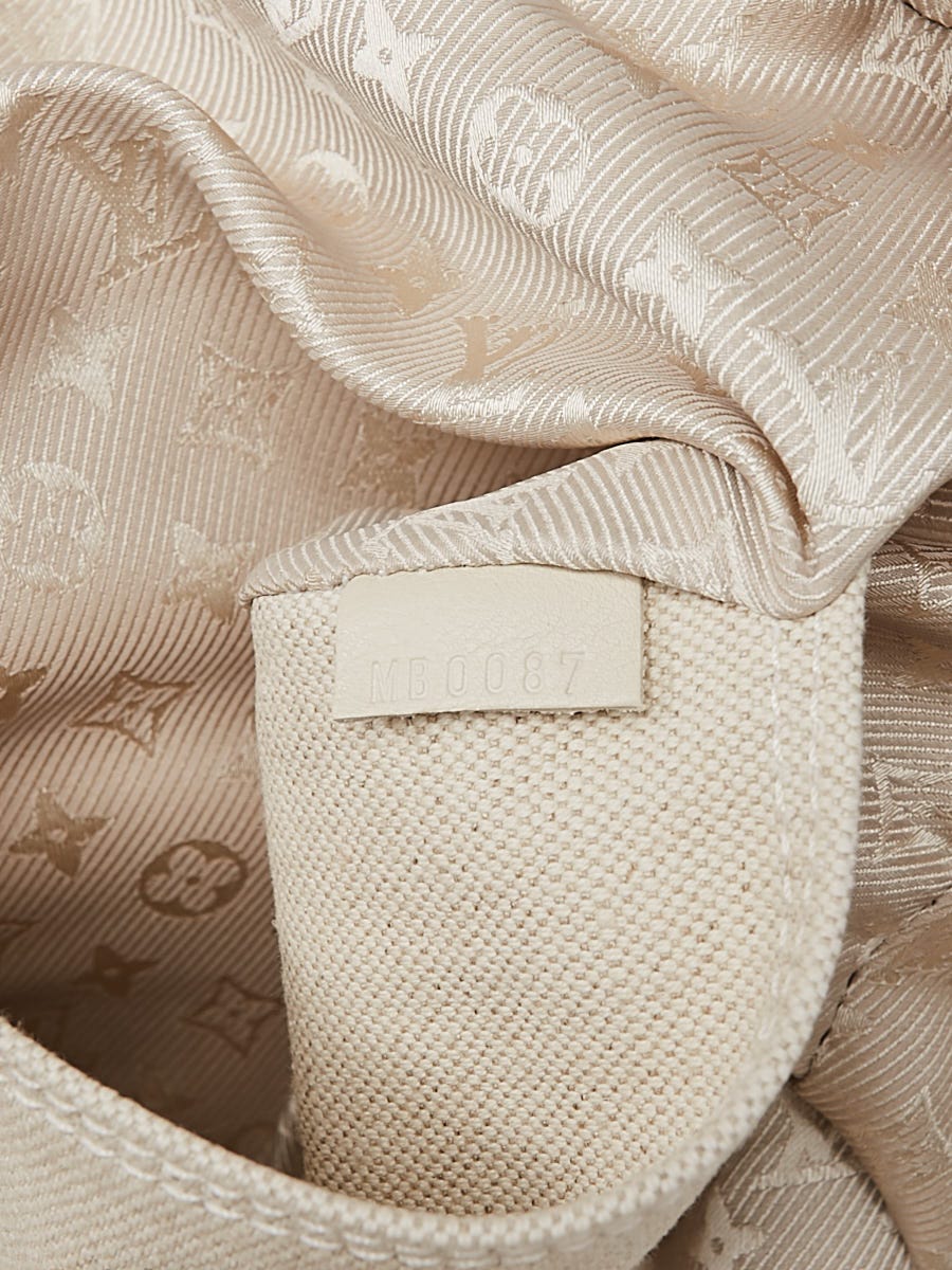 Louis Vuitton Limited Edition Beige Canvas Polka Dots Panema