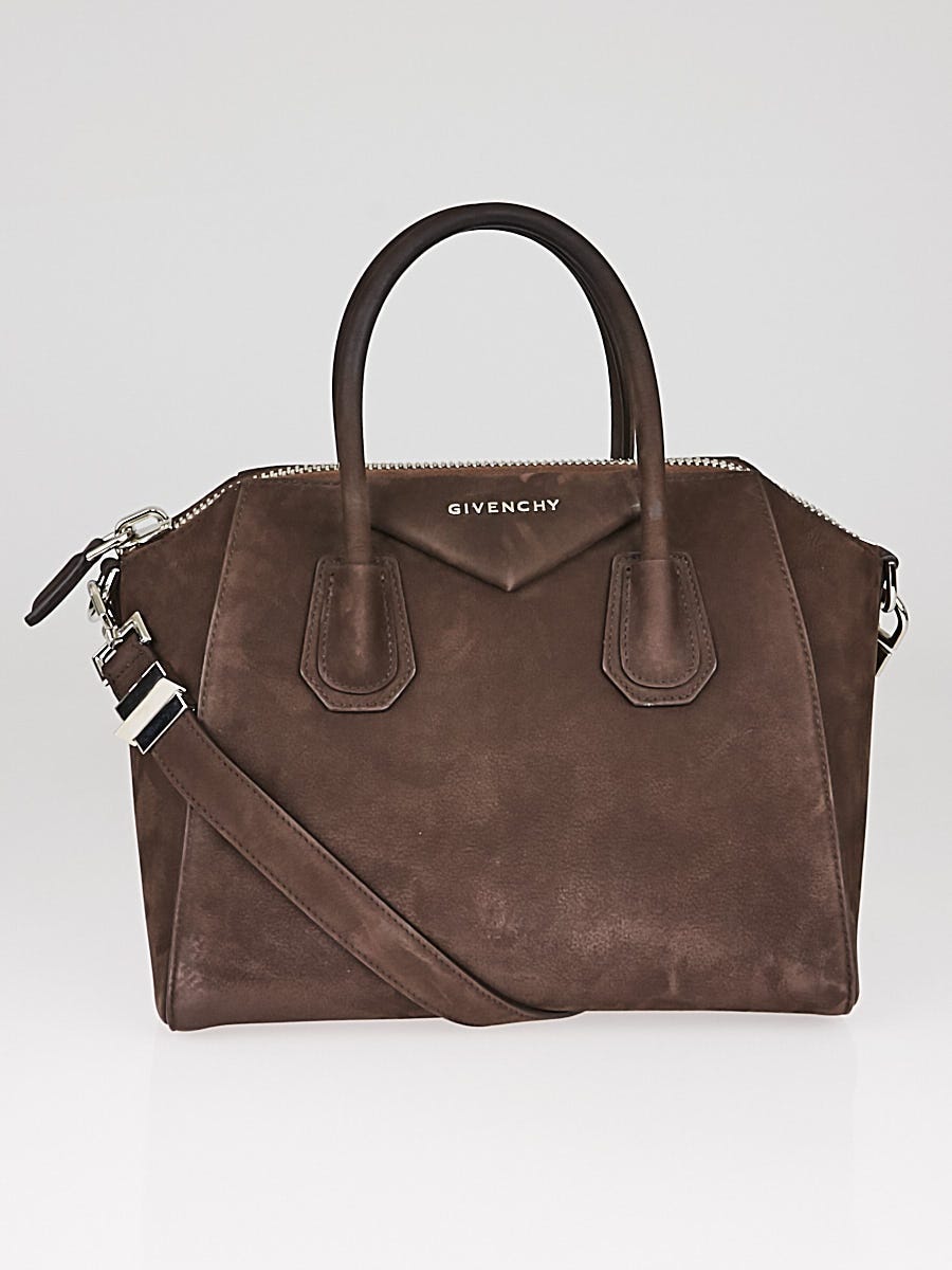 Givenchy Brown Bull Leather Small Antigona Bag | Yoogi's Closet