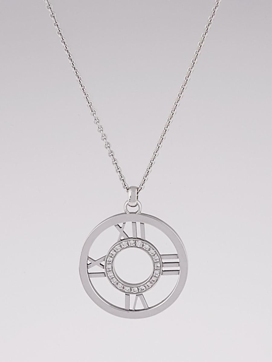 Diamond Atlas Pendant Necklace 