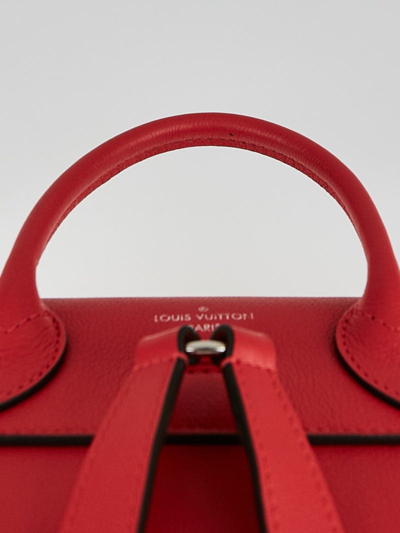 Louis Vuitton Poppy Leather Lockme Backpack - Yoogi's Closet