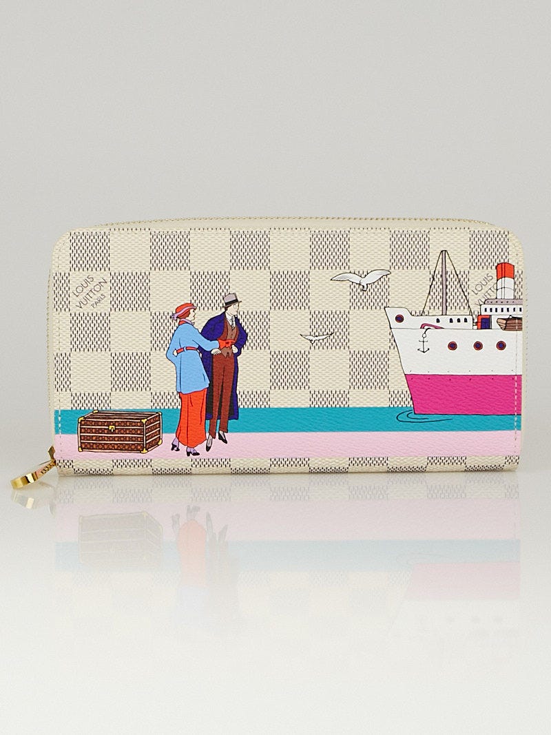 Louis Vuitton Damier Canvas Zippy Compact Wallet - Yoogi's Closet