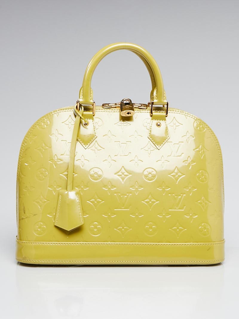 Louis Vuitton - Authenticated Alma Handbag - Leather Yellow for Women, Good Condition