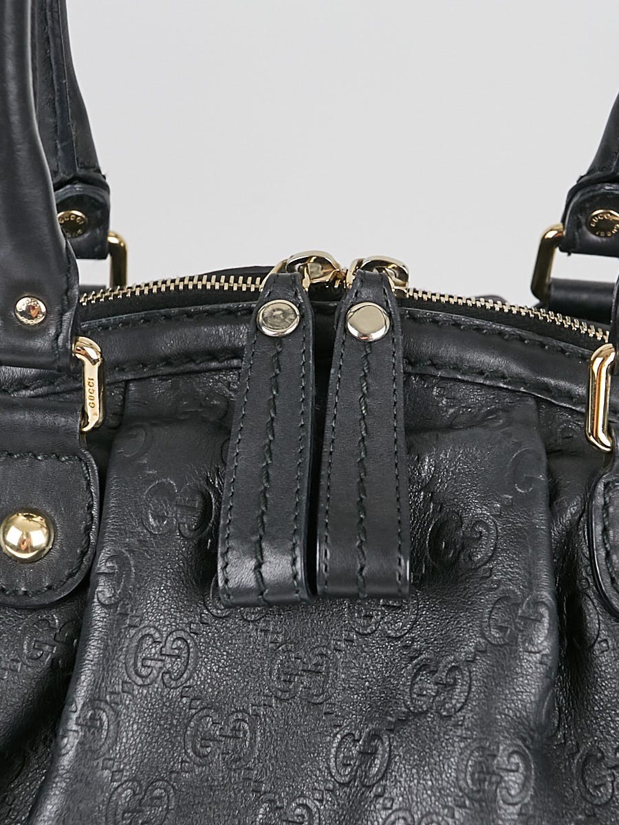 Gucci Ssima Sukey No Charm Two-way Tote Bag In Black