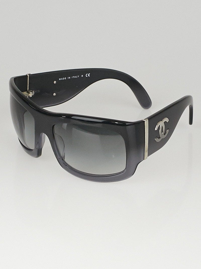 Chanel Black Acetate Frame Square Sunglasses-5166 - Yoogi's Closet