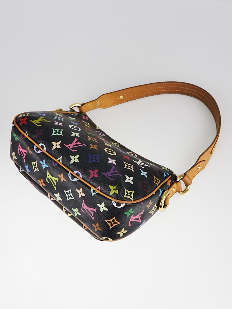 Louis Vuitton Black Monogram Multicolore Rift Crossbody Bag - Yoogi's Closet