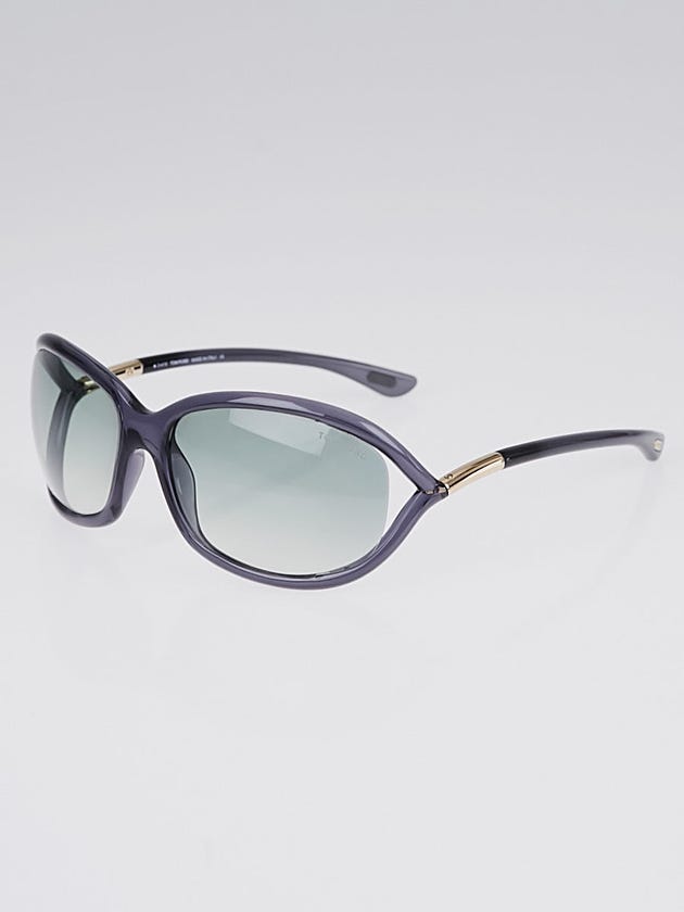 Tom Ford Grey Frame Gradient Tint Jennifer Sunglasses-TF8