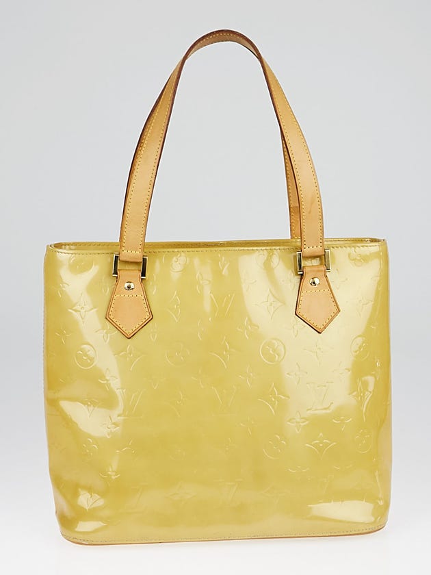 Louis Vuitton Beige Monogram Vernis Houston Bag