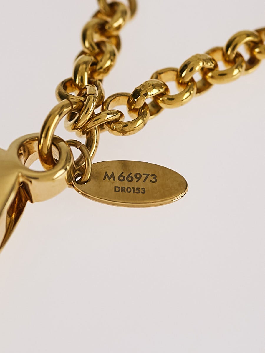 Louis Vuitton Rose Goldtone and Silvertone Metal Daily Monogram Cuff  Bracelet - Yoogi's Closet