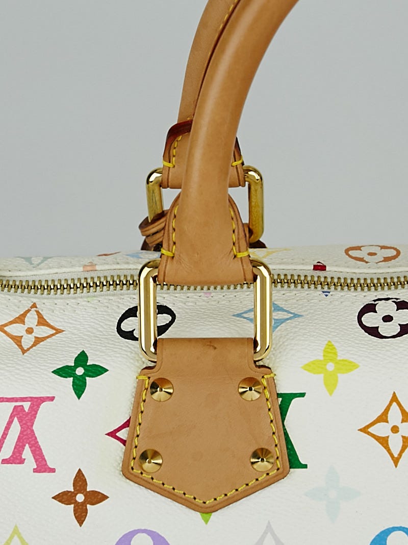 Louis Vuitton Bag Multicolor Speedy 30 Bron white monogram from