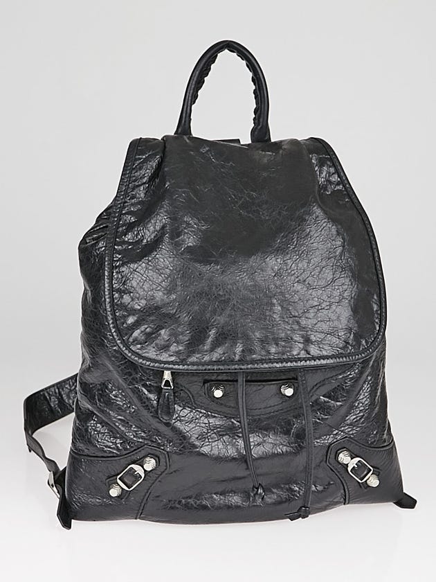 balenciaga giant traveller leather backpack Classic Traveler Daypack black WS23657 NUIR VINTAGE end design Backpack Female Balenciaga Balenciaga Tan