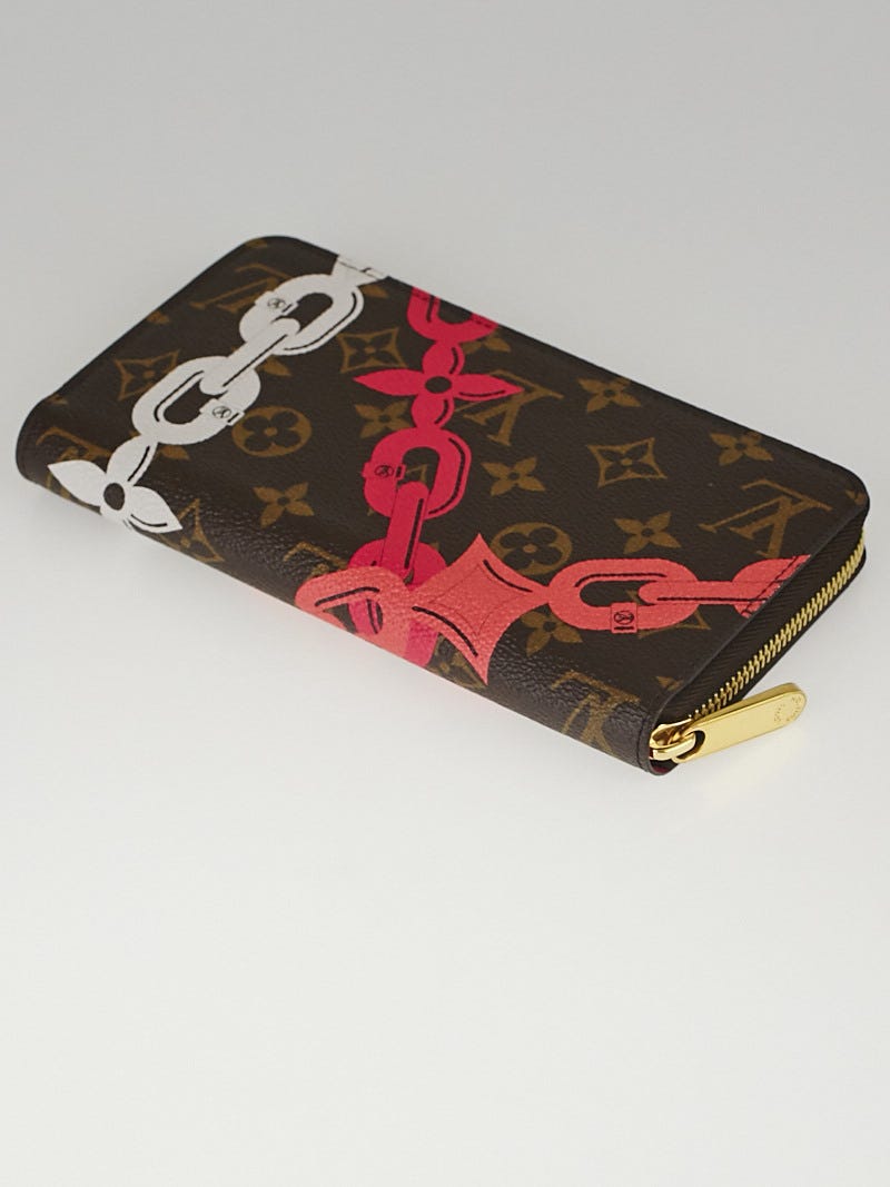 Louis Vuitton - Authenticated Zippy Wallet - Cloth Brown Floral for Women, Never Worn, with Tag