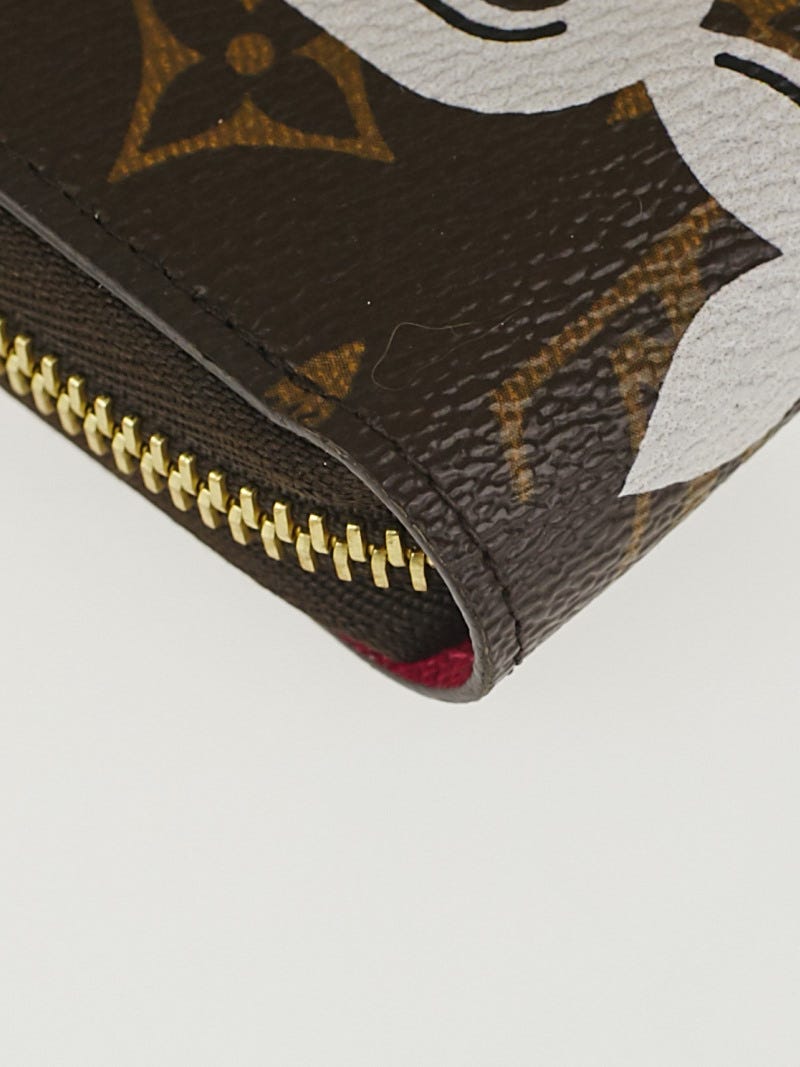 Flower Louis Vuitton Leather Zipper Wallet - HypedEffect