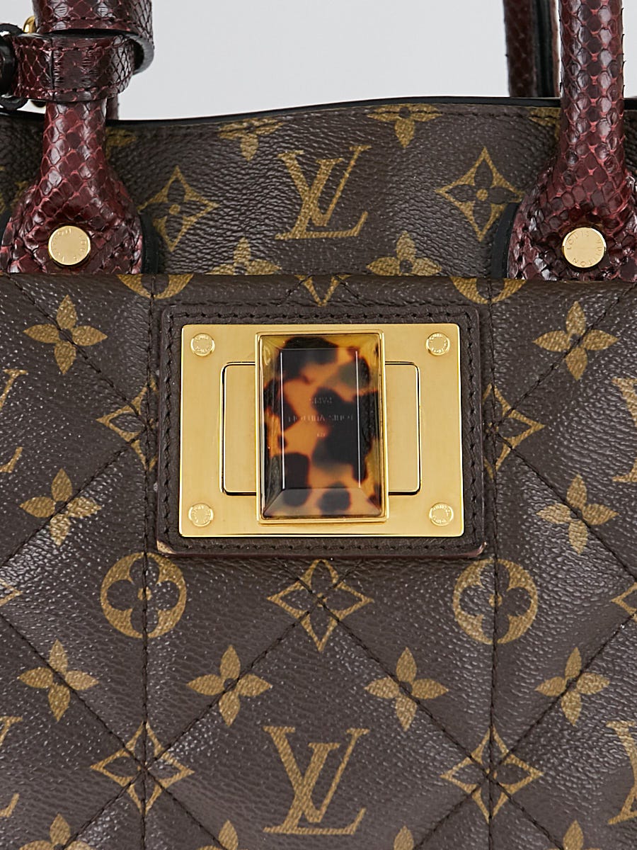 LOUIS VUITTON Limited Edition Monogram Etoile Exotique Tote MM Bag N90312