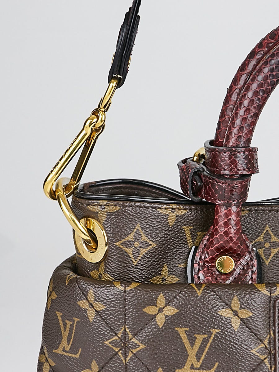 Louis Vuitton Monogram Issime Exotic Shopper