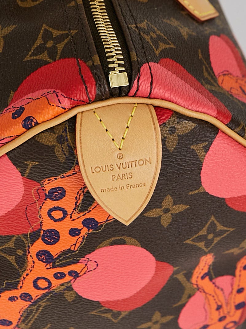 Louis Vuitton Polka Dot Coral Print Logo Make Up Bag - Farfetch