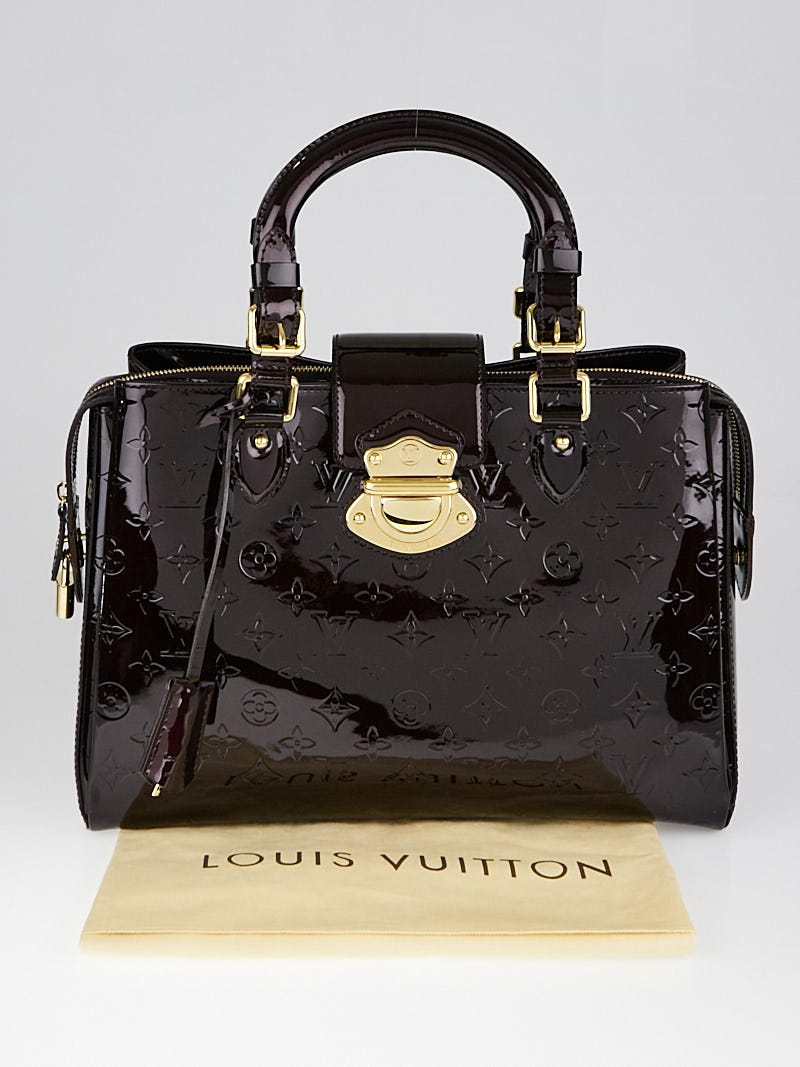 LOUIS VUITTON Amarante Monogram Vernis Melrose Avenue Bag