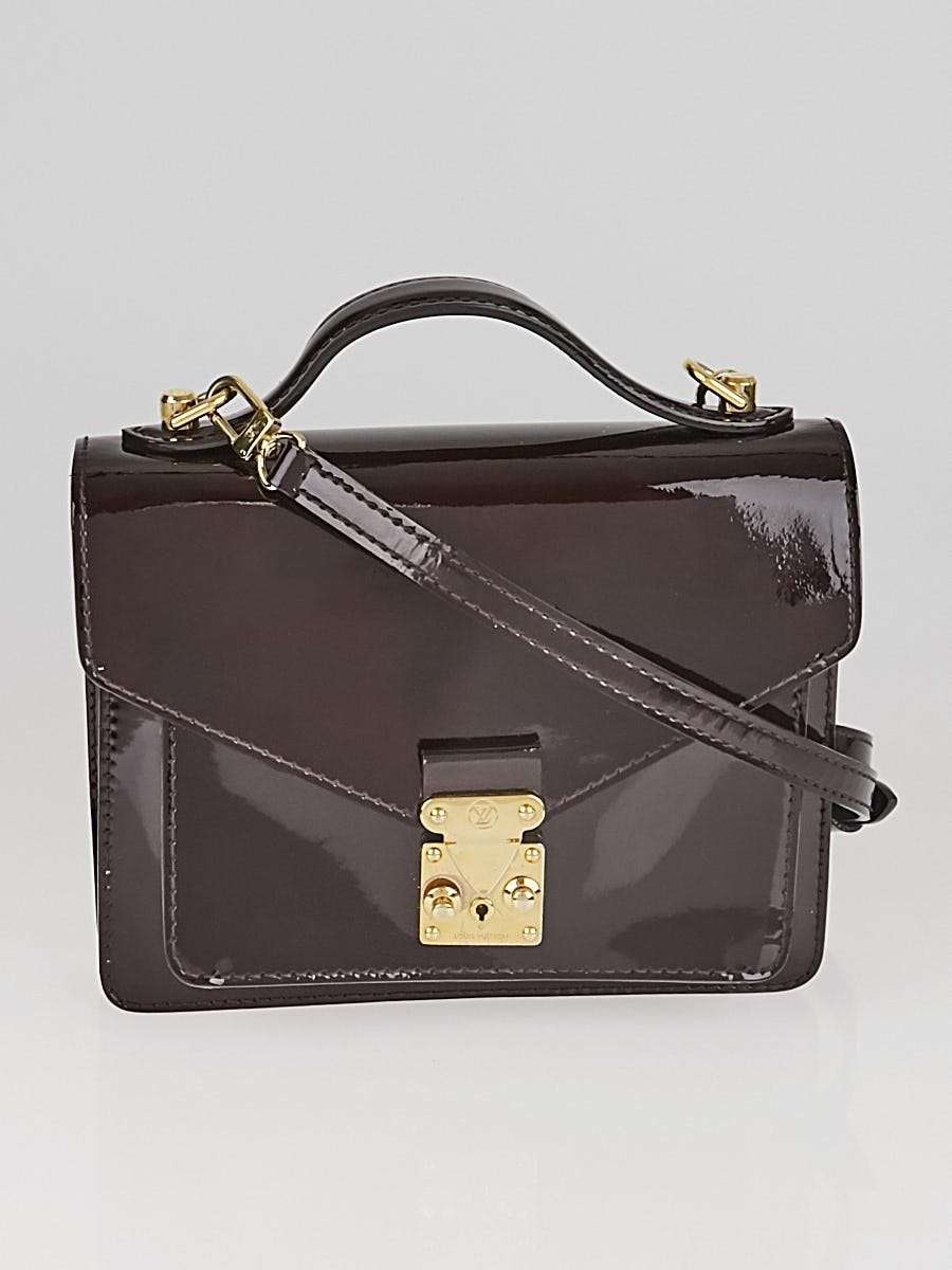 Louis Vuitton Lilac Vernis Leather Monceau BB Bag - Yoogi's Closet