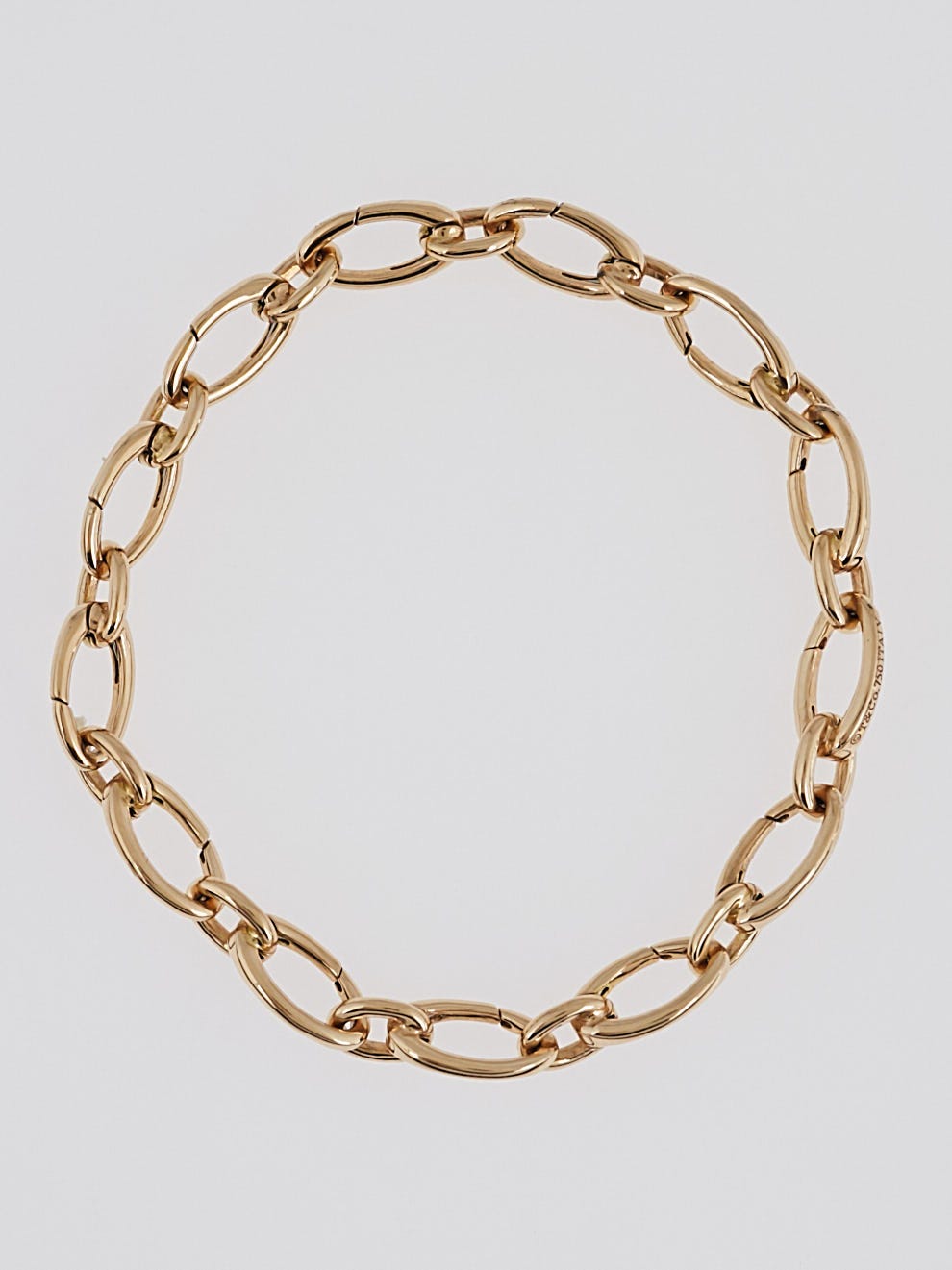 Tiffany \u0026 Co. 18k Rose Gold Oval 
