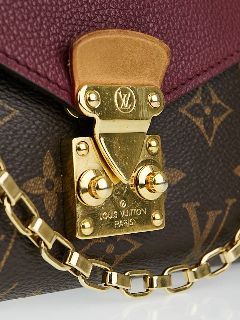 M41203 Louis Vuitton 2014 Pallas Chain Aurore Shoulder Bag-Brown