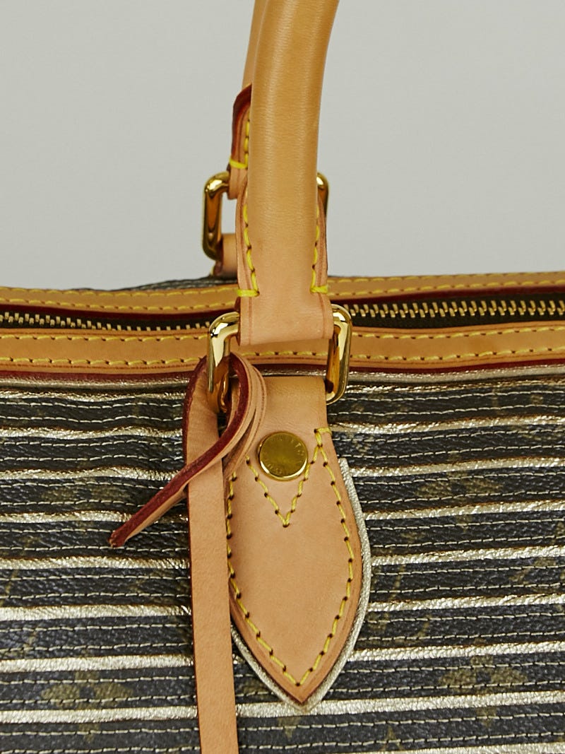 Louis Vuitton Limited Edition Argent Monogram Eden Speedy 30 Bag