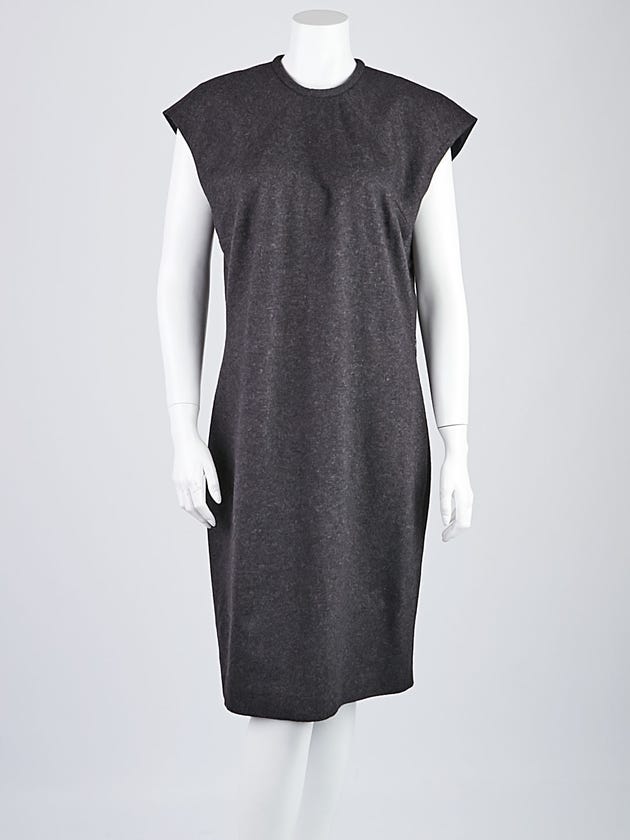 Gucci Dark Grey Wool Dress Size 14/48