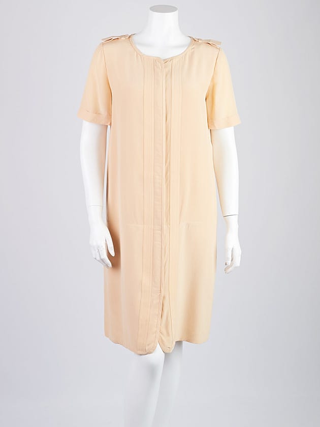 Chloe Rose Silk Button Up Dress Size 8/40