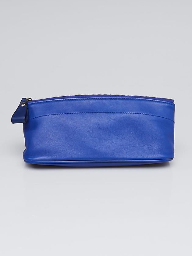 Hermes Blue Electrique Swift Leather Tohubohu PM Pouch