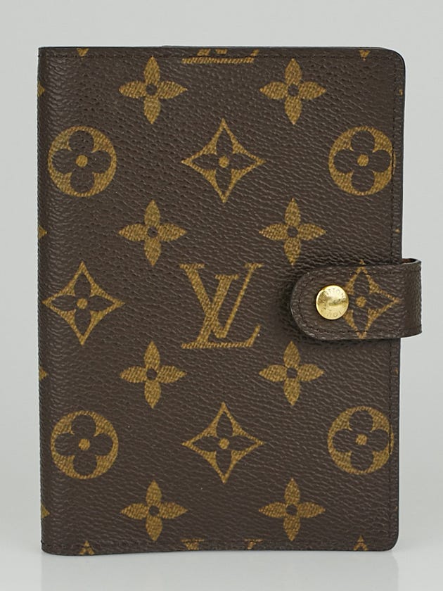Louis Vuitton Monogram Canvas Small Ring Agenda Cover