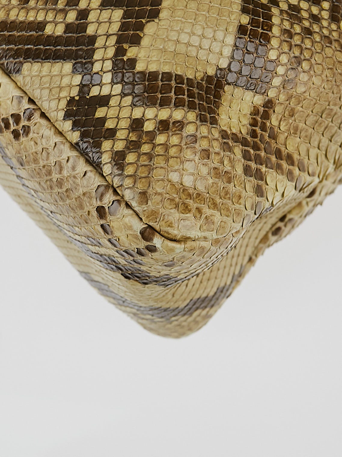Gucci Beige Python Large Horsebit Hobo Bag | Yoogi's Closet