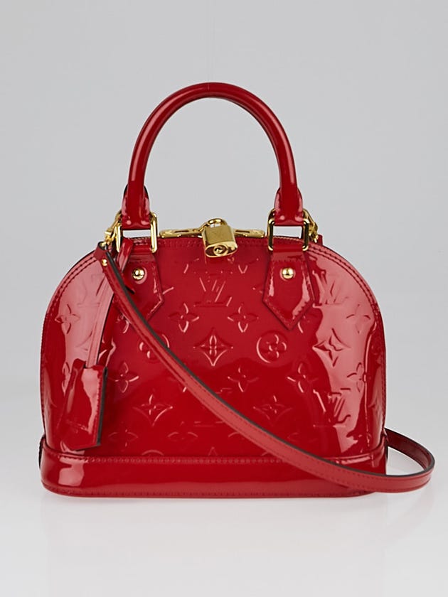 Louis Vuitton Cerise Monogram Vernis Alma BB Bag