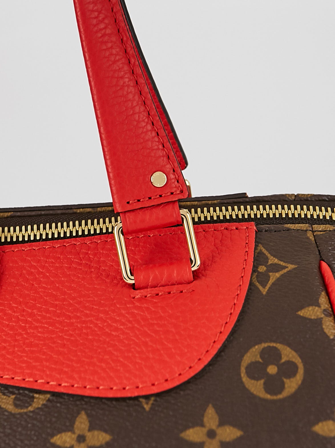 LOUIS VUITTON Estrela MM Handbag Monogram Shoulder Bag M51193 Coquelicot  Red