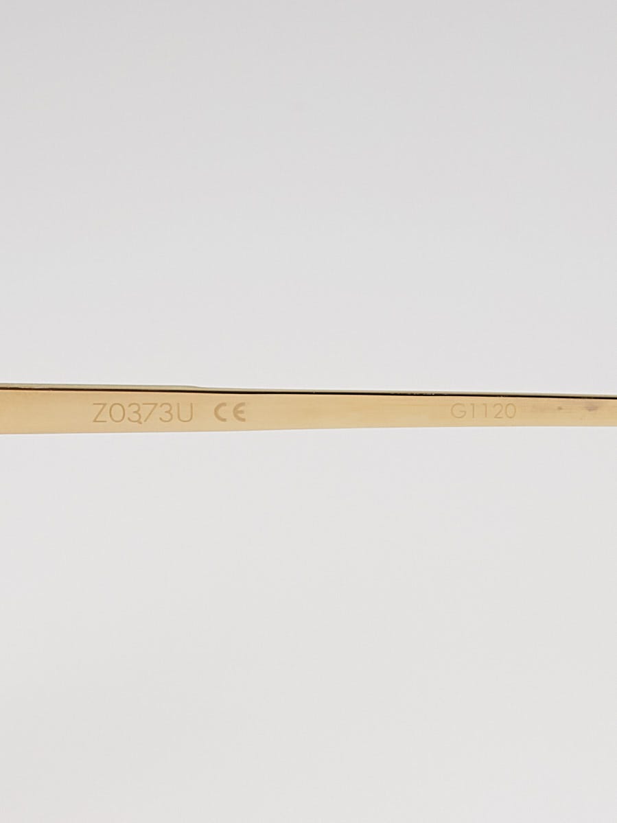 Louis Vuitton Goldtone Metal Magnolia Sunglasses Z0373U | Yoogi's