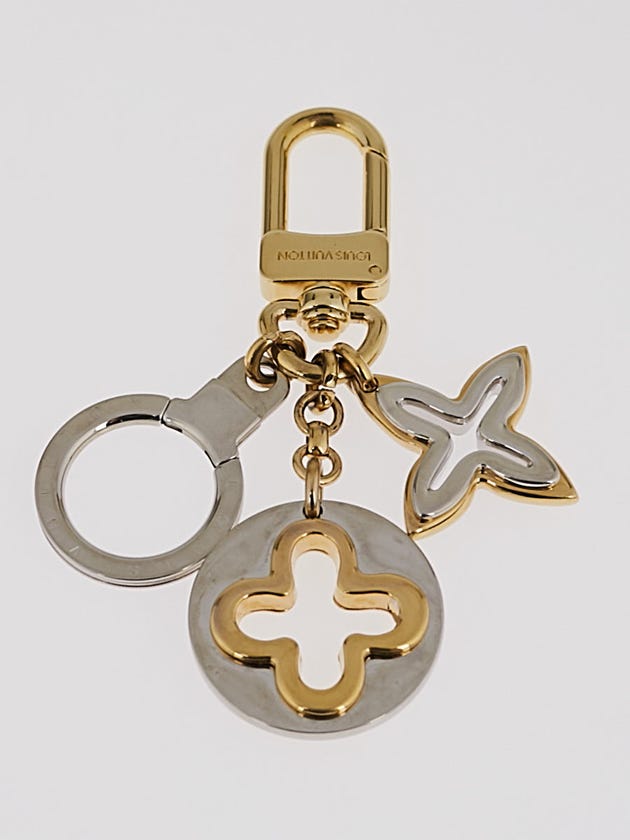 Louis Vuitton Silver/Gold Metal Insolence Key Holder and Bag Charm