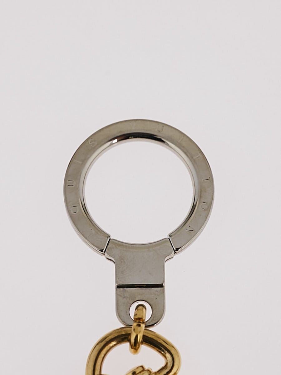 Louis Vuitton Silvertone Metal Bag Extender and Key Chain - Yoogi's Closet