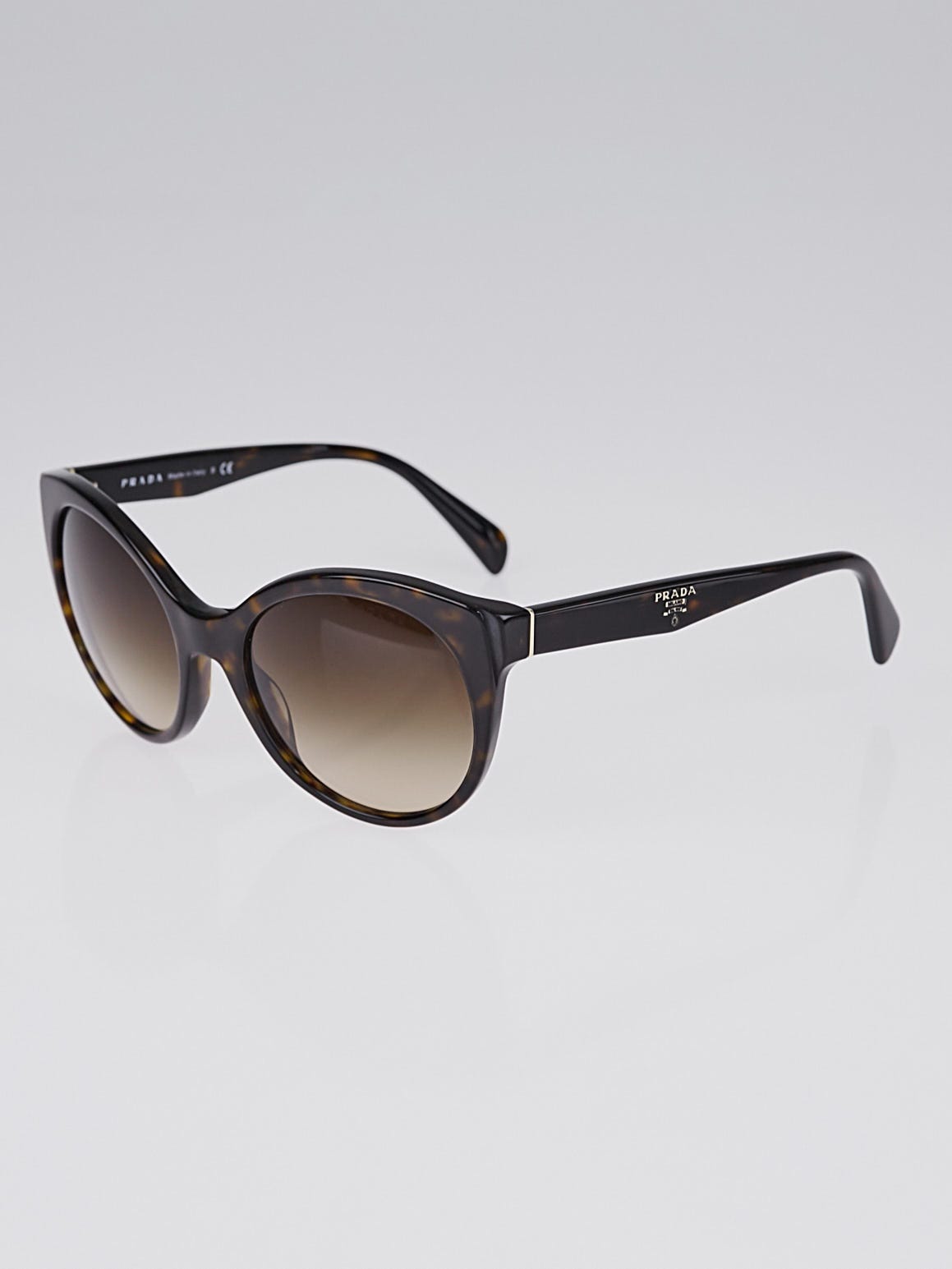 Prada Tortoise Shell Frame Gradient Tint Sunglasses - SPR23O