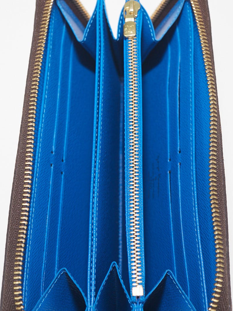 Yayoi Kusama x Louis Vuitton Blue Monogram Dots Infinity Zippy Wallet