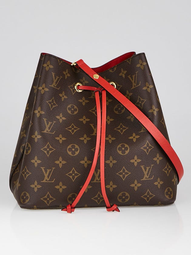 Louis Vuitton Coquelicot Monogram Canvas Neonoe Bag