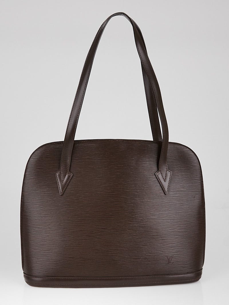 Louis Vuitton Moka Epi Leather Lussac Tote Bag - Yoogi's Closet