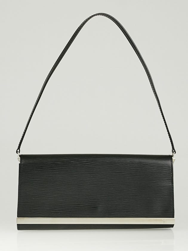 Louis Vuitton Black Epi Leather Sevigne Clutch Bag