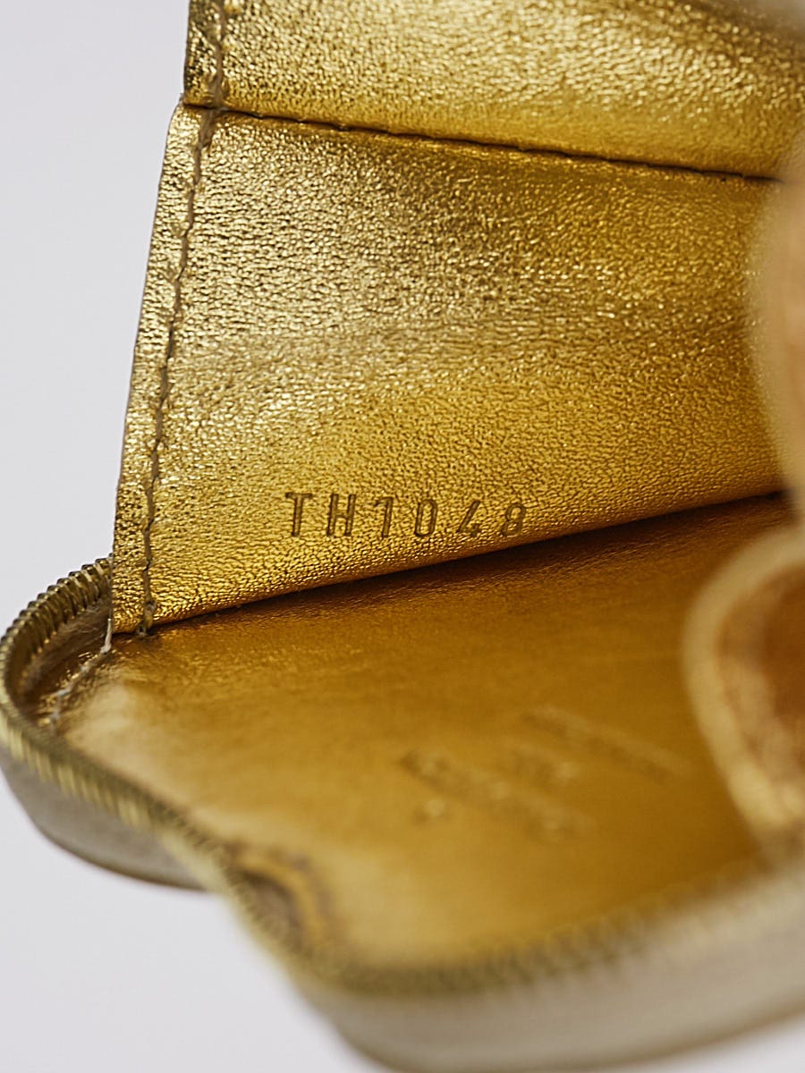LOUIS VUITTON Monogram Miroir Porte Monnaie Coeur Coin Purse M93567 LV  yk1293 Golden Patent leather ref.335748 - Joli Closet