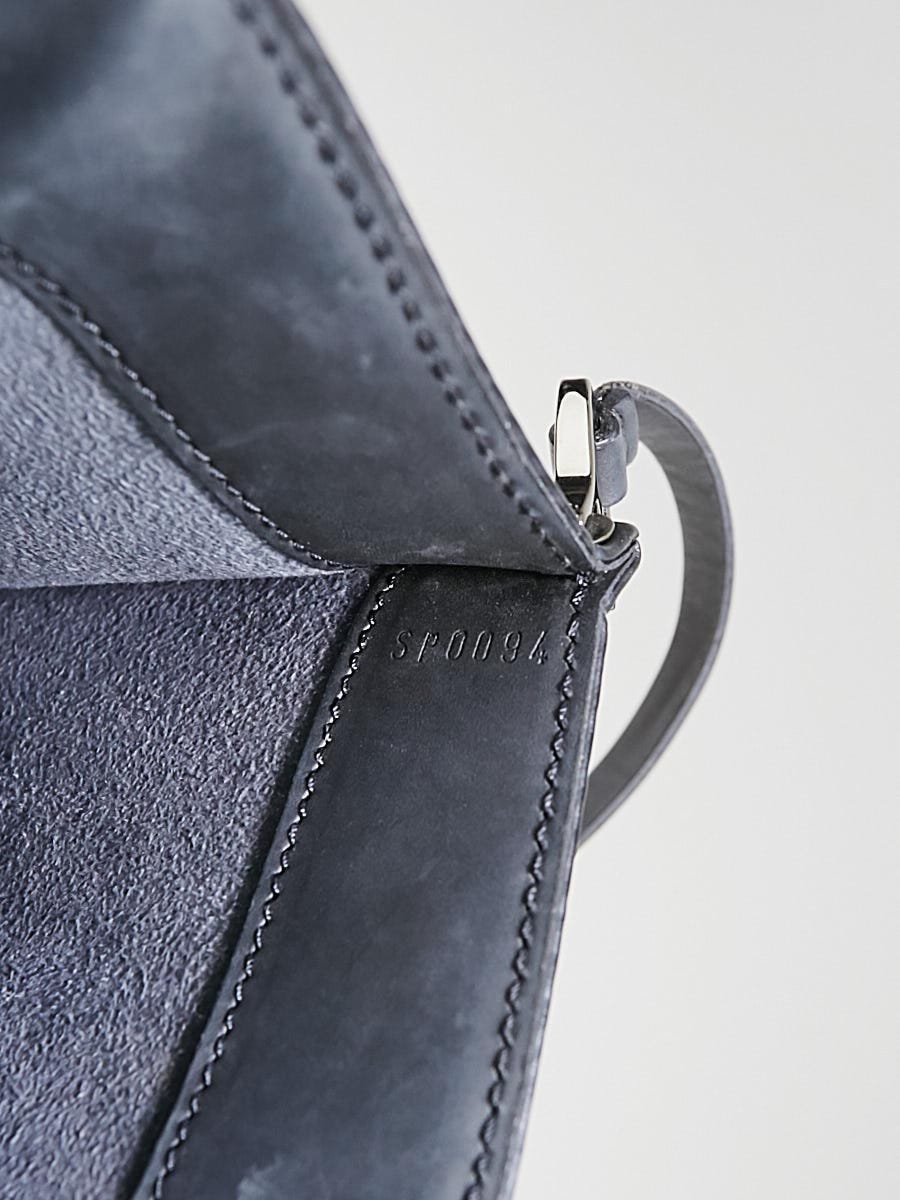 Louis Vuitton Black Epi Leather Demi Lune Pochette Bag