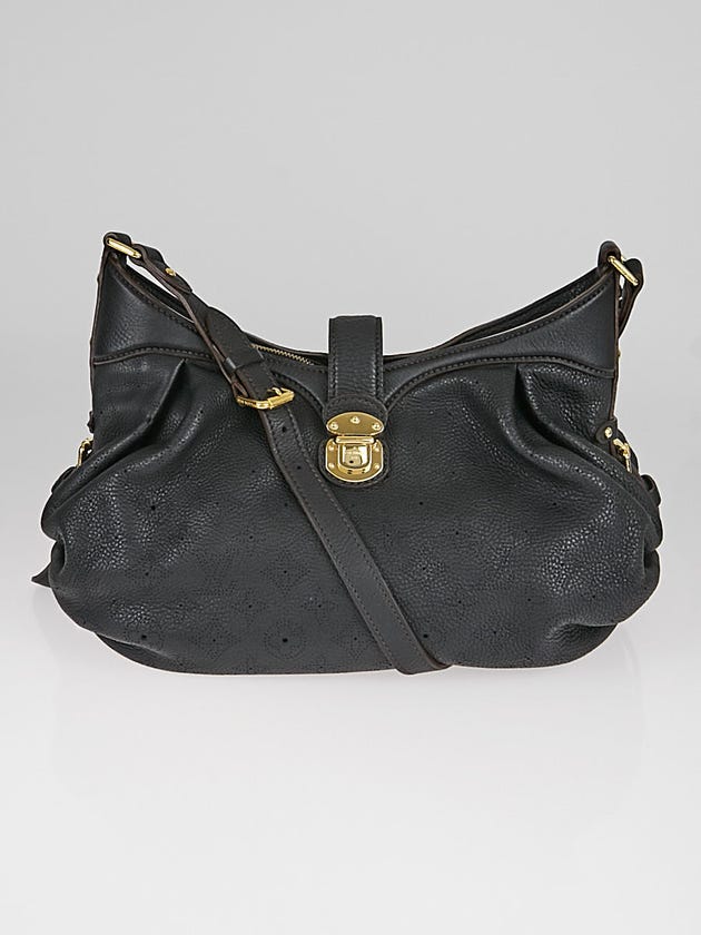 Louis Vuitton Black Monogram Mahina Leather XS Bag