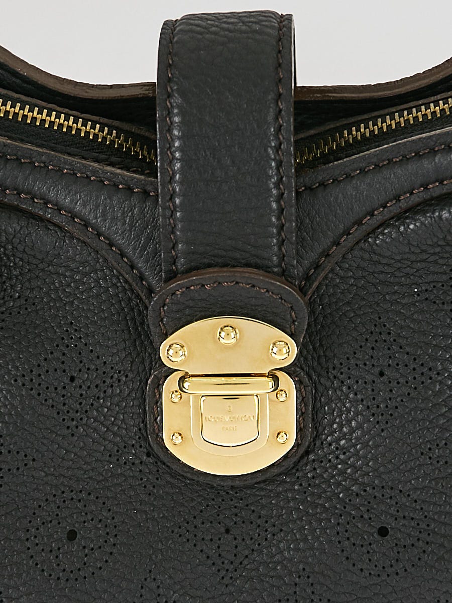 Louis Vuitton Black Monogram Mahina Leather XS Bag - Yoogi's Closet