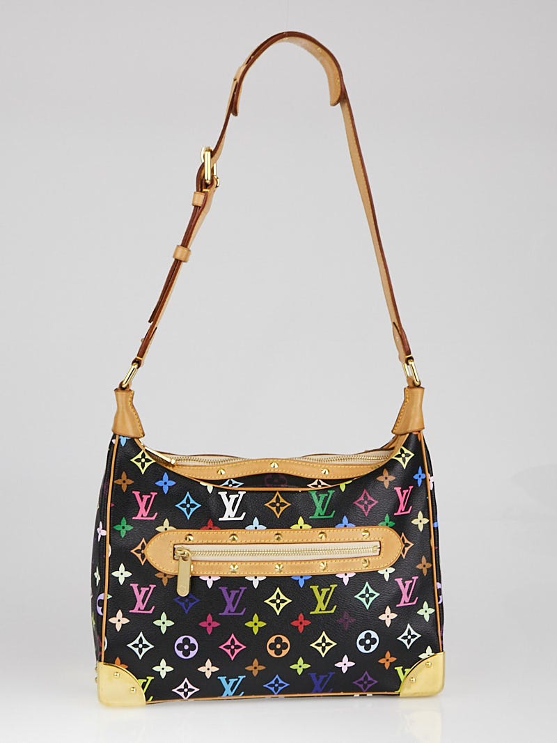 Louis Vuitton Monogram Multicolore Boulogne Bag - Black Shoulder