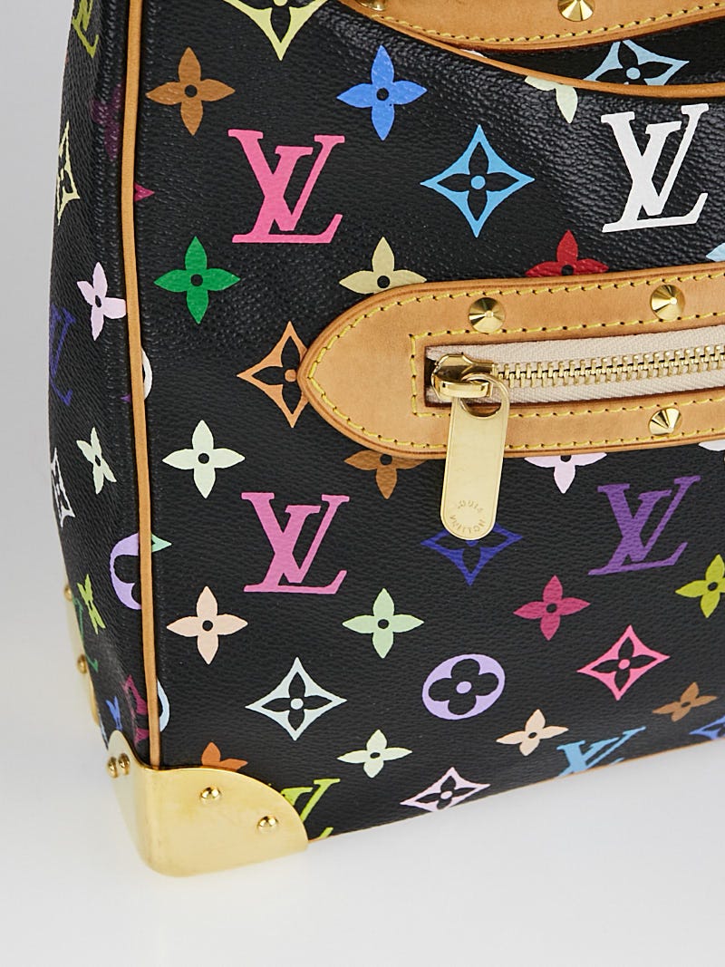 Louis Vuitton Black Monogram Multicolor Boulogne Bag - Yoogi's Closet
