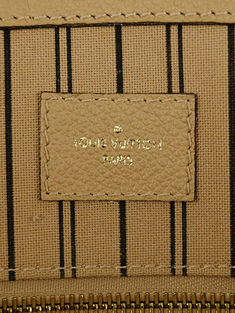 LOUIS VUITTON Authentic Pont Neuf MM Empreinte Leather Shoulder Bag CA0196