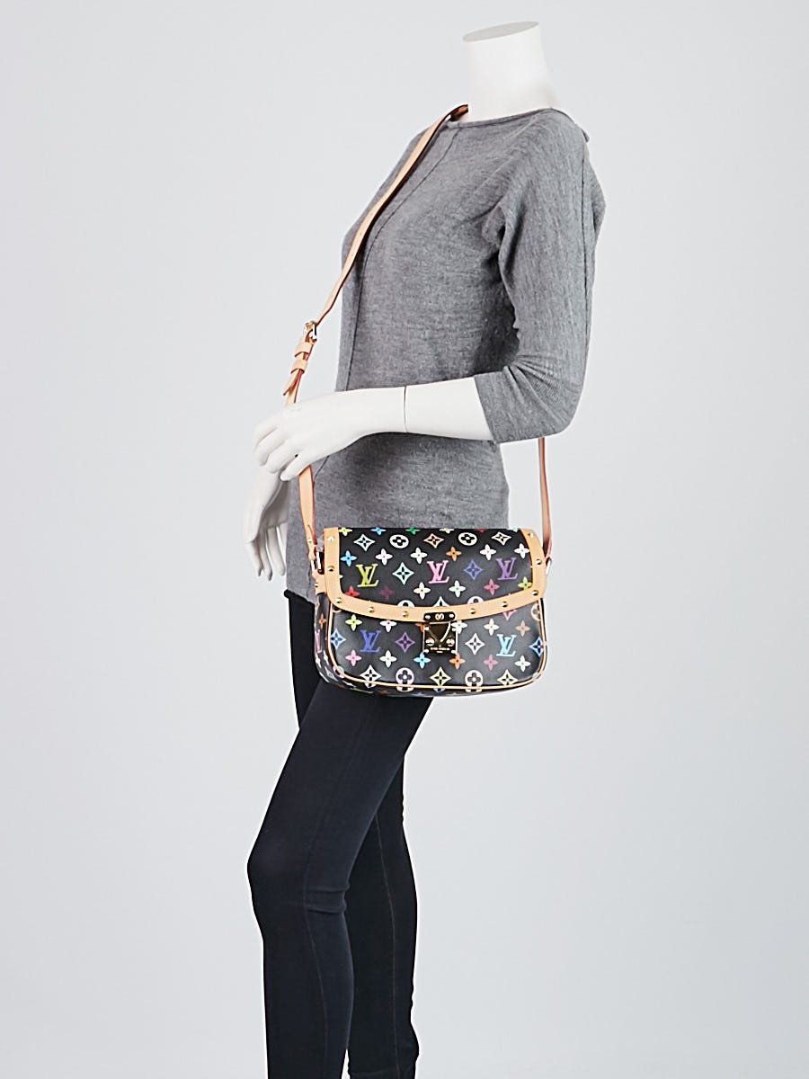 Louis Vuitton Monogram Multicolor Sologne Shoulder Bag Noir M92639