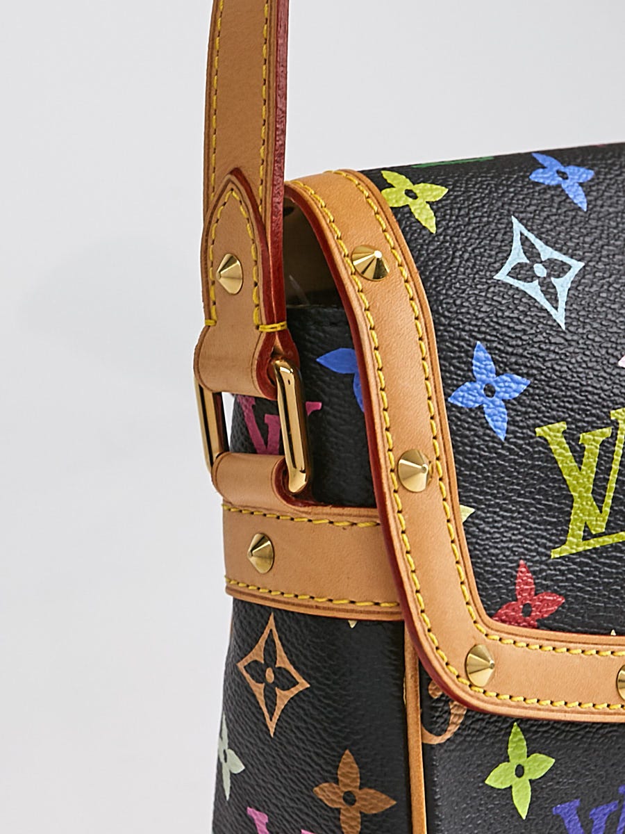 Louis Vuitton Black Monogram Multicolor Sologne Bag - Yoogi's Closet