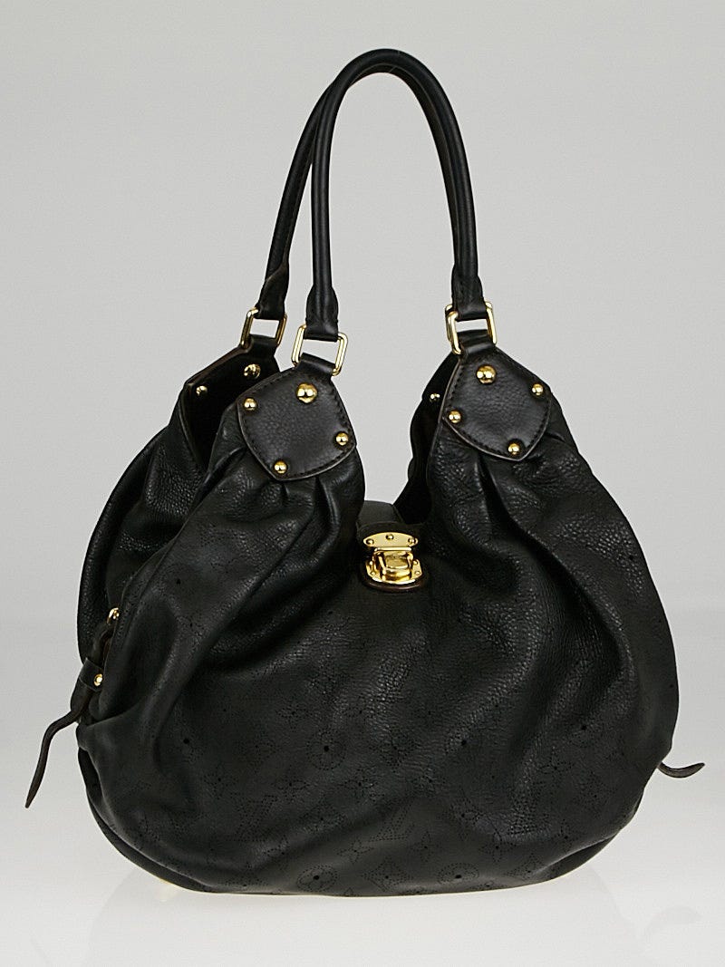 Louis Vuitton Black Monogram Mahina Leather L Bag Louis Vuitton